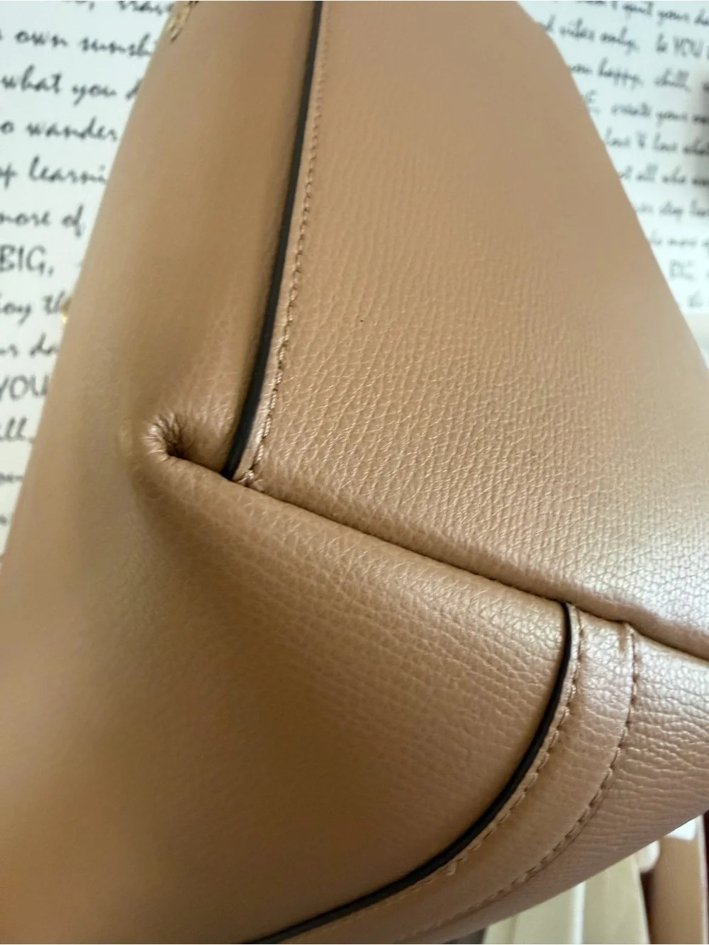 kate spade structured tan